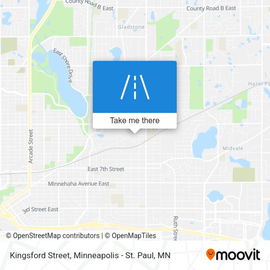 Mapa de Kingsford Street