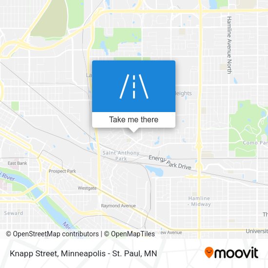 Knapp Street map