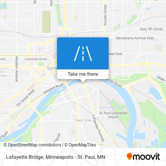 Mapa de Lafayette Bridge