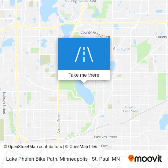 Lake Phalen Bike Path map