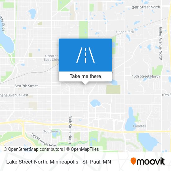 Lake Street North map