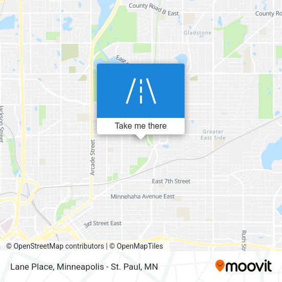 Lane Place map