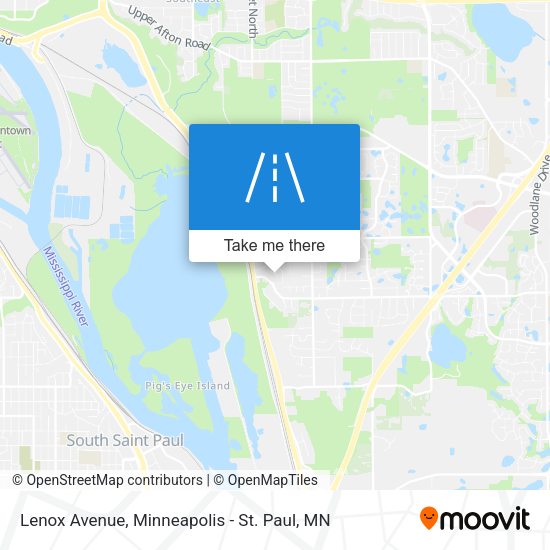 Lenox Avenue map