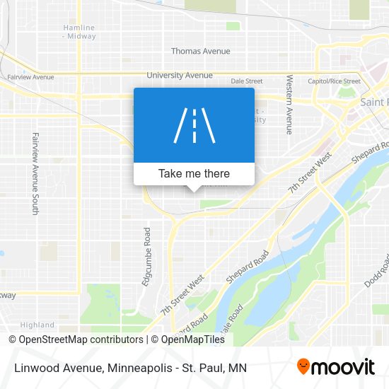 Mapa de Linwood Avenue