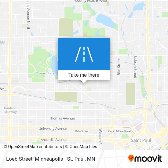 Loeb Street map