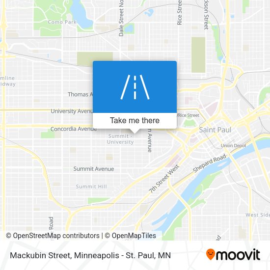 Mapa de Mackubin Street