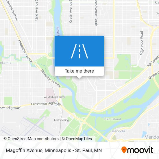 Mapa de Magoffin Avenue