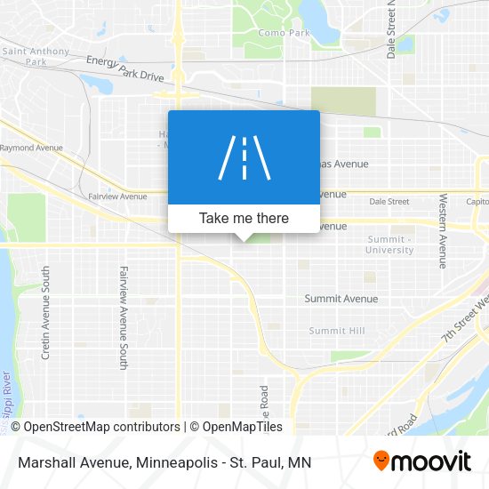 Marshall Avenue map