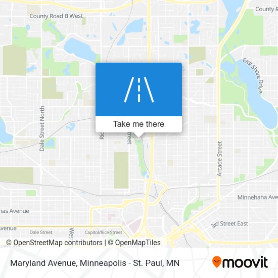 Mapa de Maryland Avenue