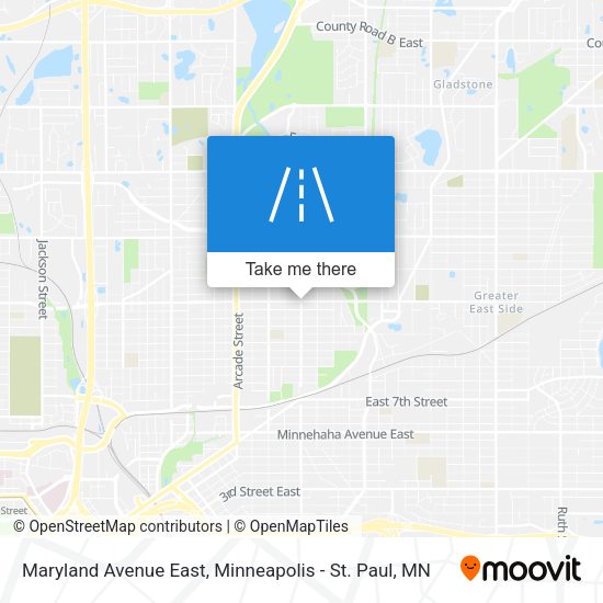 Maryland Avenue East map