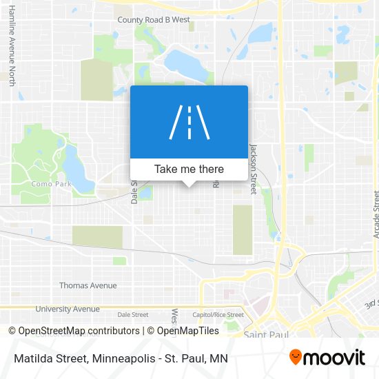 Mapa de Matilda Street