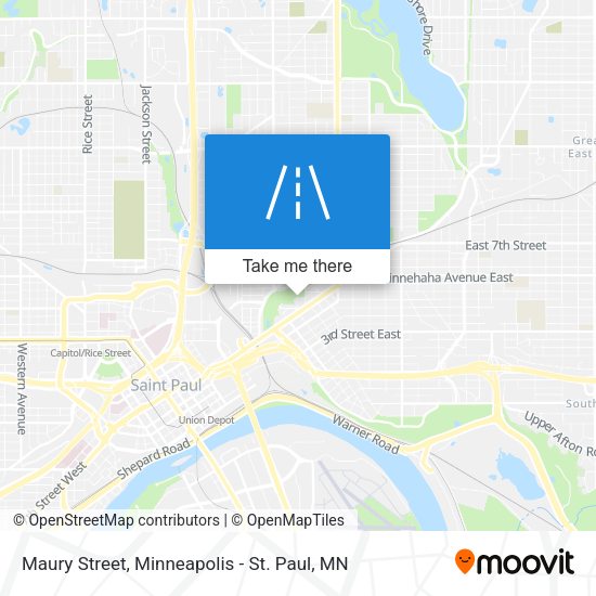 Mapa de Maury Street