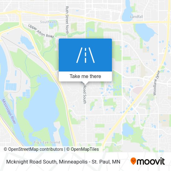 Mapa de Mcknight Road South