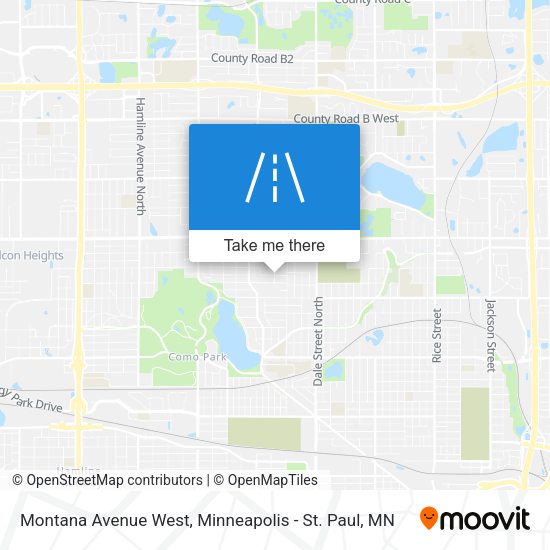 Mapa de Montana Avenue West