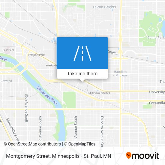Mapa de Montgomery Street