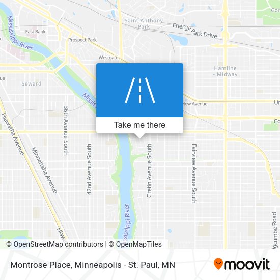 Montrose Place map