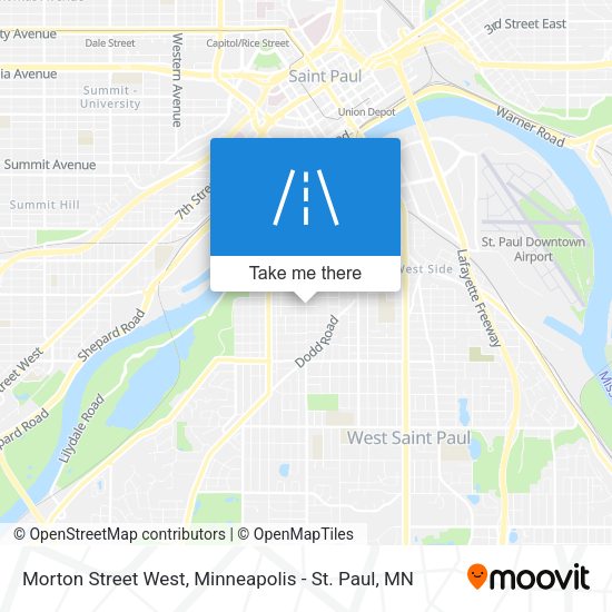 Morton Street West map