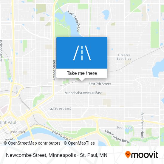 Mapa de Newcombe Street