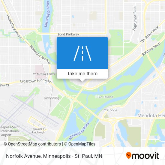 Norfolk Avenue map