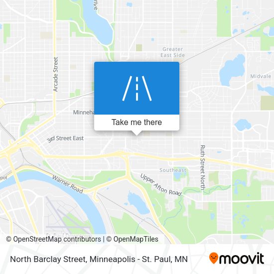 Mapa de North Barclay Street