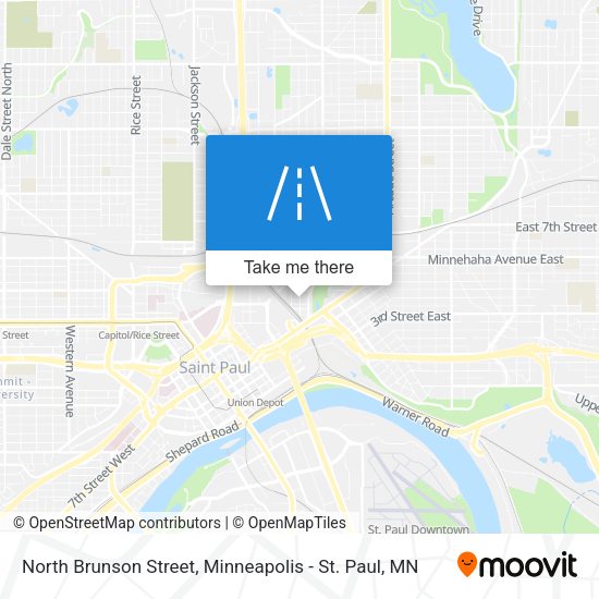 Mapa de North Brunson Street