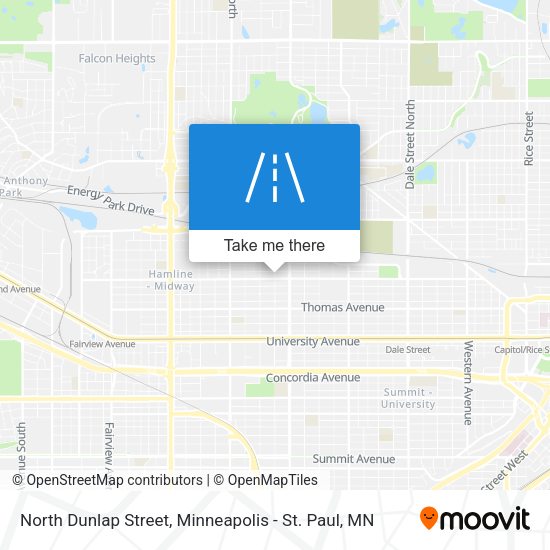 Mapa de North Dunlap Street