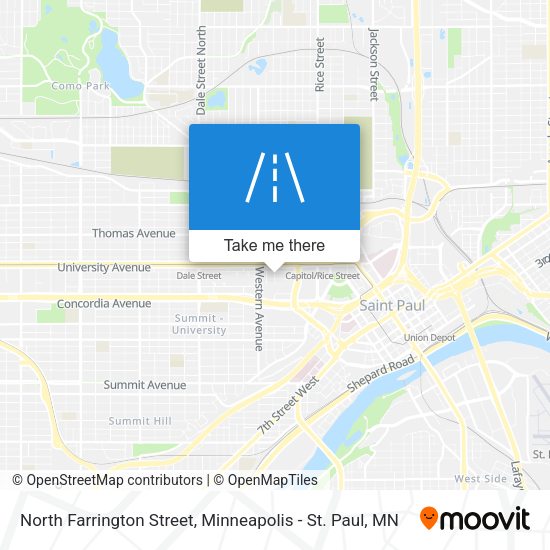 Mapa de North Farrington Street