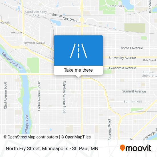 Mapa de North Fry Street