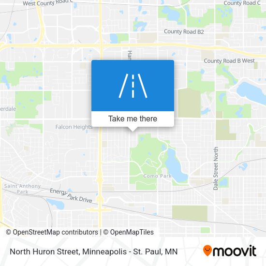 North Huron Street map