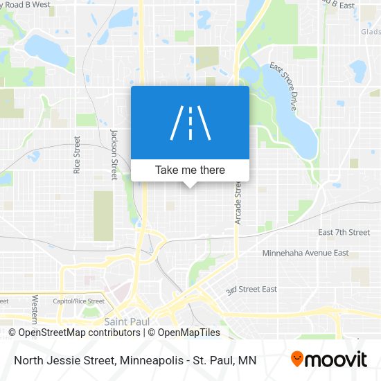 Mapa de North Jessie Street