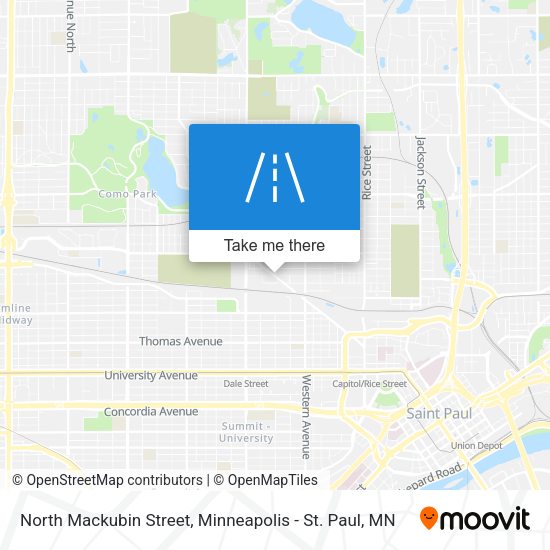 Mapa de North Mackubin Street