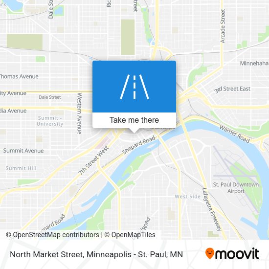 Mapa de North Market Street