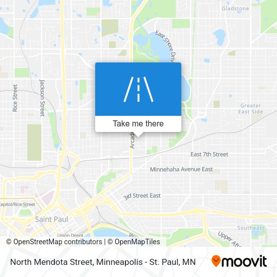 North Mendota Street map