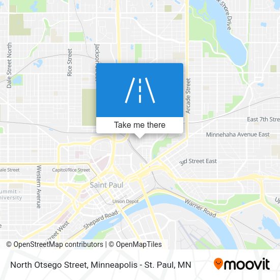North Otsego Street map