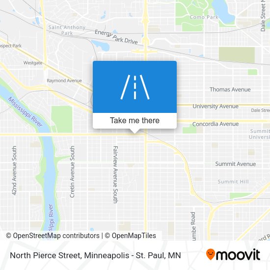 Mapa de North Pierce Street