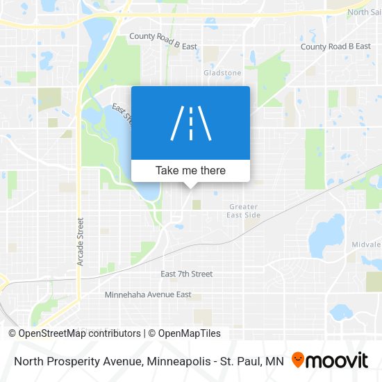 North Prosperity Avenue map