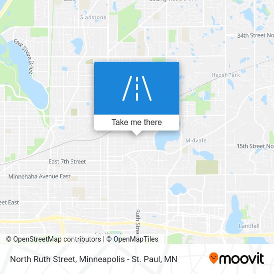 Mapa de North Ruth Street
