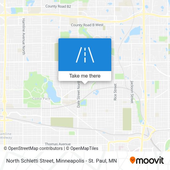North Schletti Street map