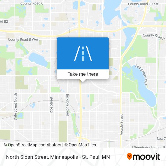 Mapa de North Sloan Street