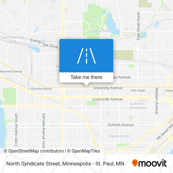 North Syndicate Street map