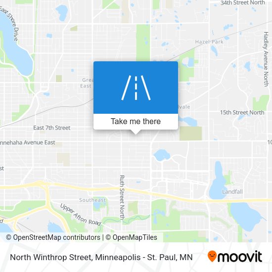 North Winthrop Street map