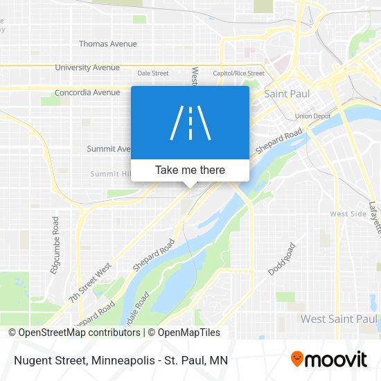 Nugent Street map