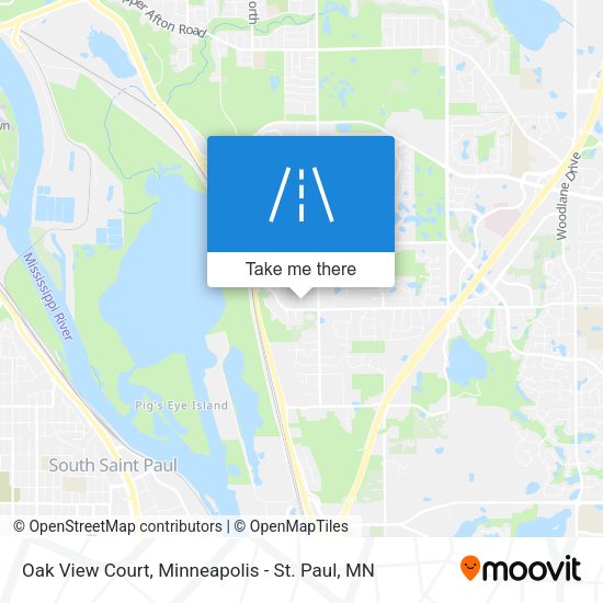 Mapa de Oak View Court