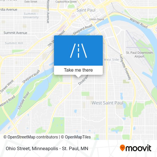 Mapa de Ohio Street