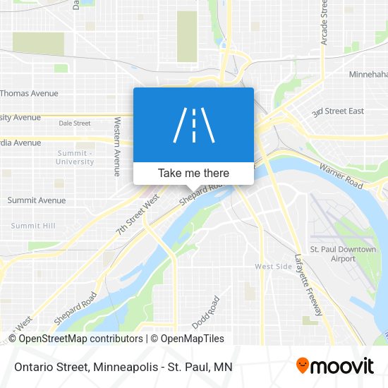 Ontario Street map
