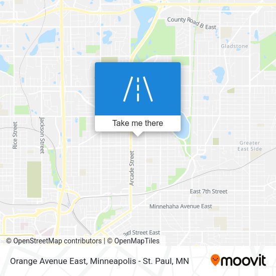 Mapa de Orange Avenue East