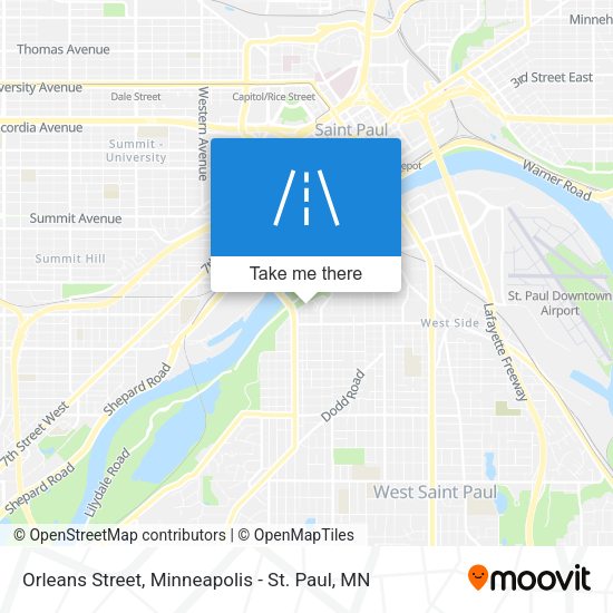 Mapa de Orleans Street