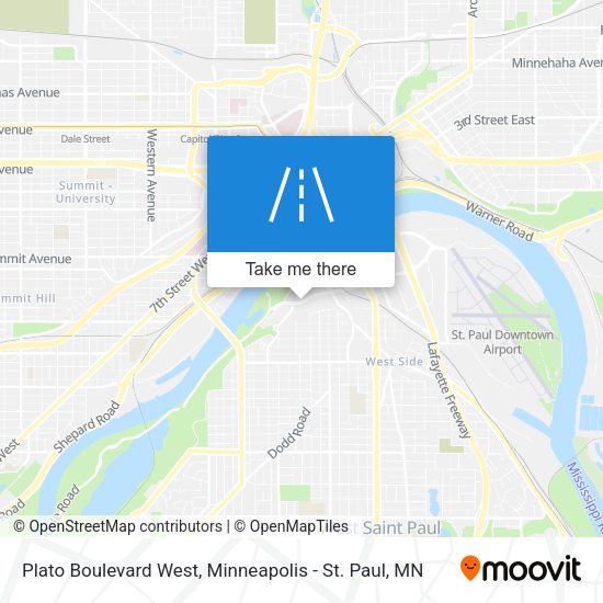 Mapa de Plato Boulevard West