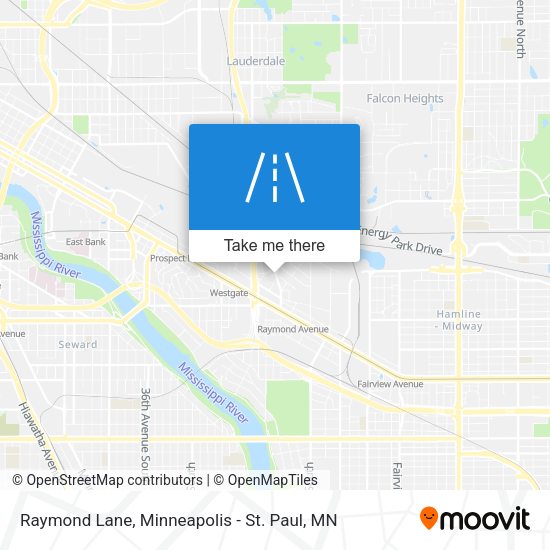 Raymond Lane map