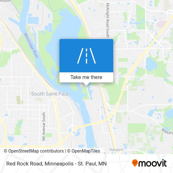 Red Rock Road map